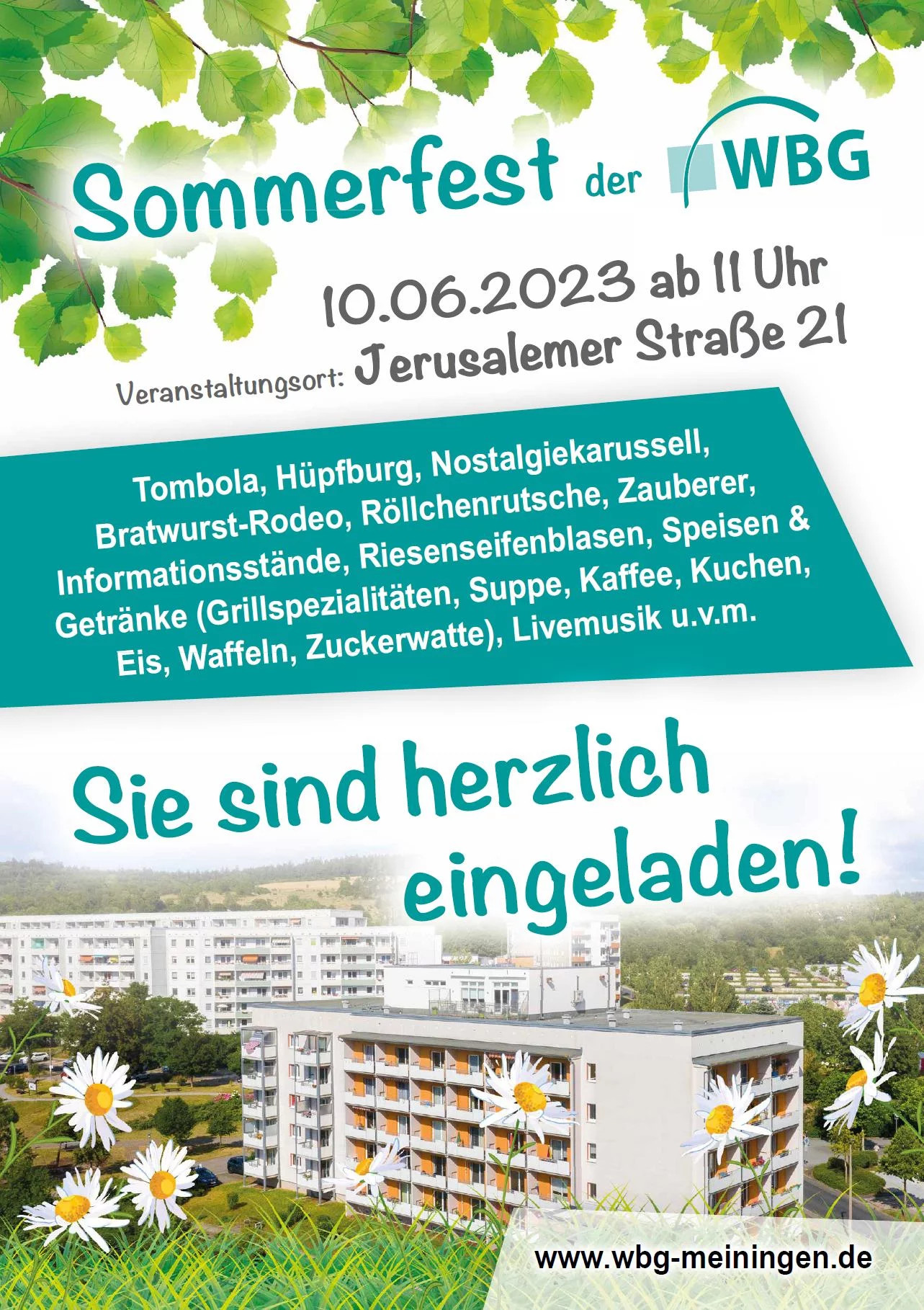 Sommerfest Wohnungsbaugesellschaft mbH Meiningen
