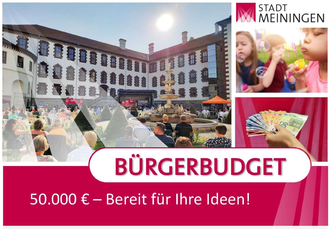 2024 03 06 PM Stadtverwaltung Meiningen Bürgerbudget Endspurt